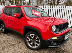 Jeep Renegade 1.6 Multijet II Night Eagle II (s/s), 2018, Manual, 5 Door Estate